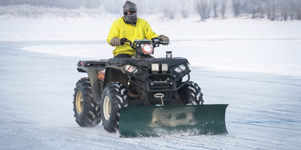 квадроцикл взимку