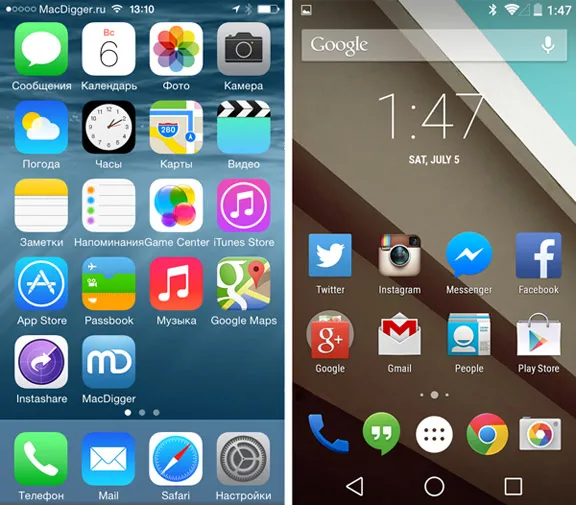 Android против iOS - битва операционных систем — фото 3