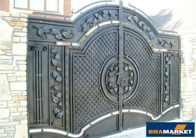 Особенности откатных кованых ворот в Хмельницком, советы от компании brama-market.lviv.ua — фото 1