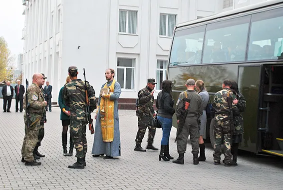 Бійці спецроти міліції «Богдан» знову вирушили відновлювати правопорядок у зоні АТО (Фоторепортаж) — фото 4
