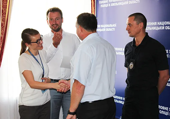 У Хмельницькому керівники патрульної поліції взяли участь у тренінгу «Community policing» — фото 1