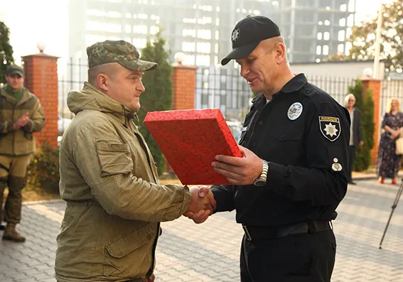 До Хмельницького повернулося 25 бійців спецроти «Богдан» після відрядження у зоні АТО — фото 2