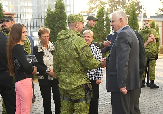 До Хмельницького повернулося 25 бійців спецроти «Богдан» після відрядження у зоні АТО — фото 5