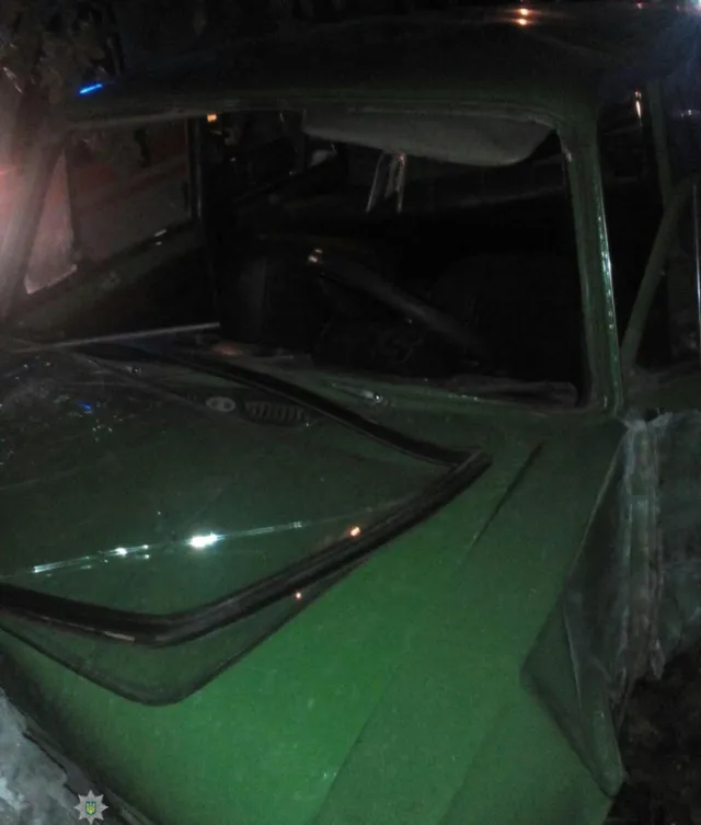 На Ватутіна п'яний водій автомобіля «ВАЗ» врізався у дерево — фото 2