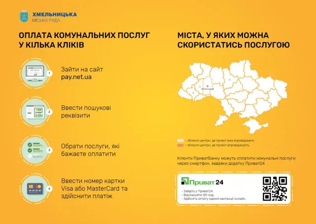 Хмельничани можуть розрахуватися за комунальні послуги єдиною квитанцією онлайн — фото 4