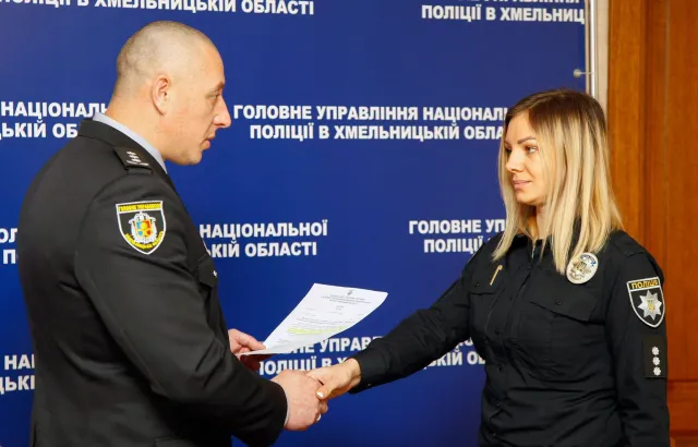 У Хмельницькому представили заступника найвищого патрульного України — фото 1